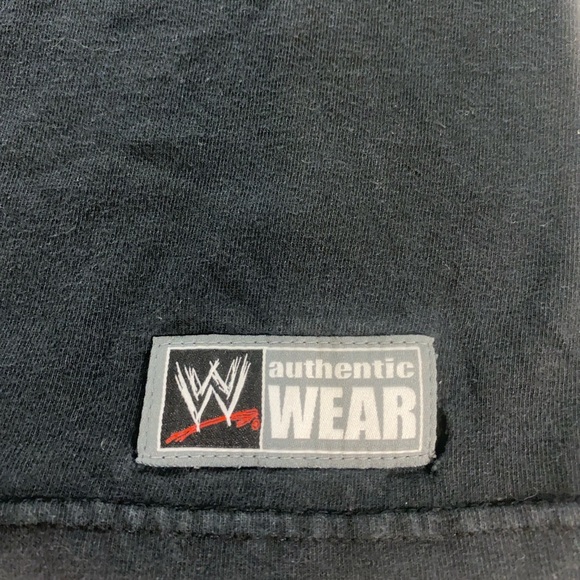 Very Rare Vintage WWE Bret Hart T-Shirt Skull Wings Graphic Black Authentic Wear - Picture 8 of 8